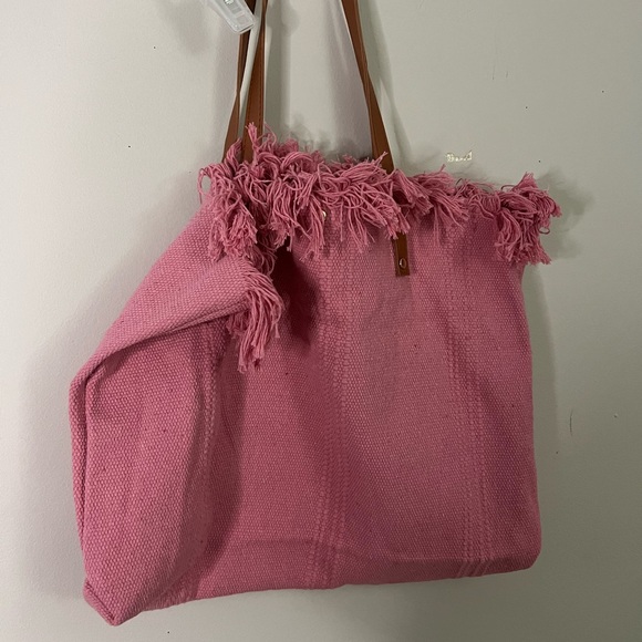 Summer Vibes Pink Tote Bag - Picture 2 of 3